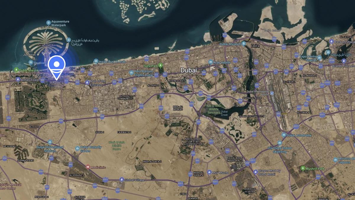Digital Facade: Sheikh Zayed — On the map